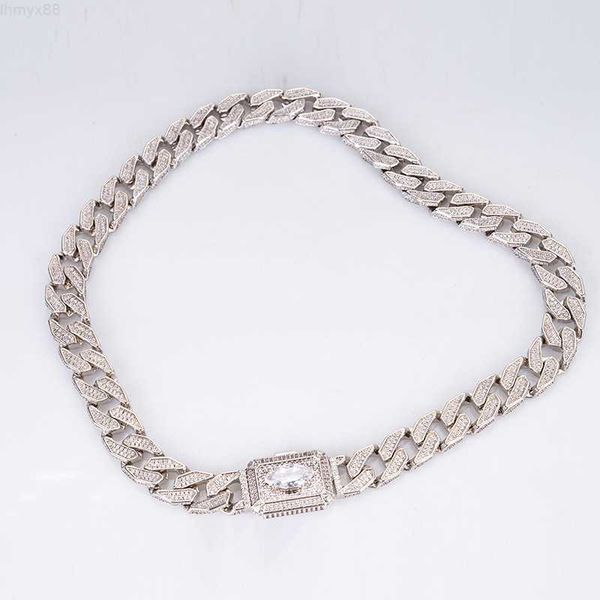 csjy jewelry hip hop jewelry mens 18k gold cuban link bracelet, Silver