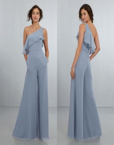 fashion jumpsuit bridesmaid dresses ruffled one shoulder wedding guest dress floor length chiffon pant suits plus size maid of hon4998787, White;pink
fashion jumpsuit bridesmaid dresses ruffled one shoulder wedding guest dress floor length chiffon pant suits plus size maid of hon4998787, White;pink
