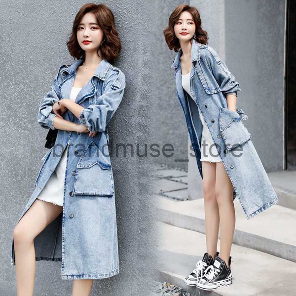 women's jackets 2023 spring autumn new women denim trench coat female was thinner mid-length over-the-knee windbreaker casual womens ja, Black;brown
women's jackets 2023 spring autumn new women denim trench coat female was thinner mid-length over-the-knee windbreaker casual womens ja, Black;brown
