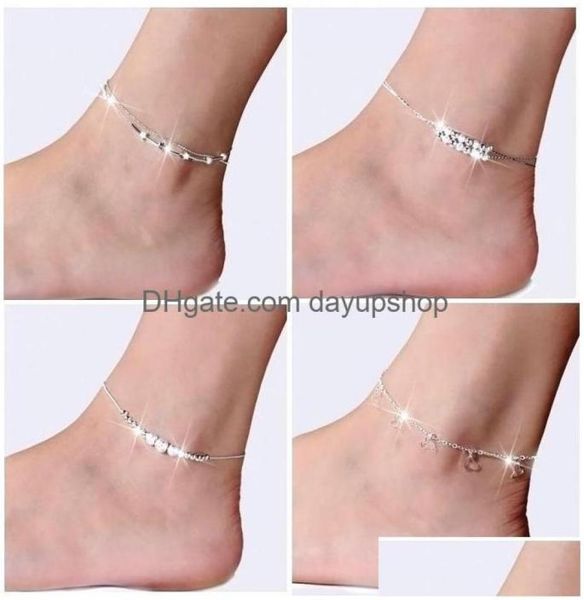 anklets new 925 sterling sliver ankle bracelet for women foot jewelry inlaid zircon on a leg personality gifts 527 t2 drop deliver1255610, Red;blue
anklets new 925 sterling sliver ankle bracelet for women foot jewelry inlaid zircon on a leg personality gifts 527 t2 drop deliver1255610, Red;blue
