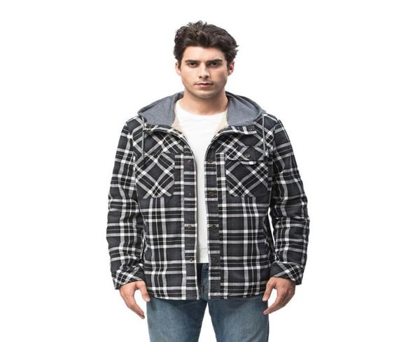 men039s winter outdoor casual vintage long sleeve plaid flannel button shirt jacket with hood rst3252 jackets6173367, Black;brown
men039s winter outdoor casual vintage long sleeve plaid flannel button shirt jacket with hood rst3252 jackets6173367, Black;brown