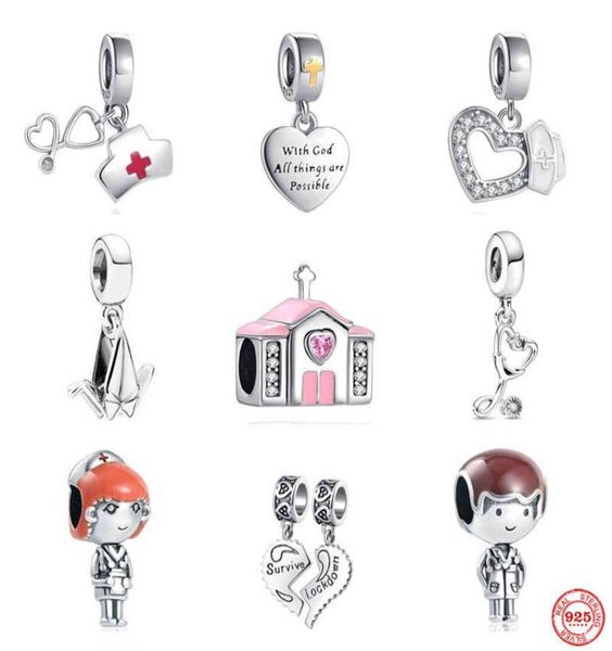 new original 925 sterling silver paper crane charm church doctor nurse bead suitable for ladie bracelet diy jewelry gift9894888, Black
new original 925 sterling silver paper crane charm church doctor nurse bead suitable for ladie bracelet diy jewelry gift9894888, Black
