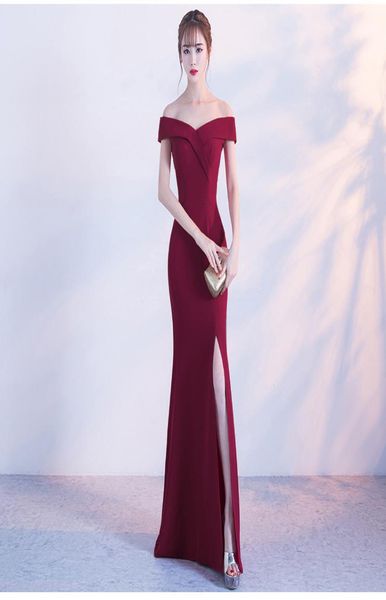 elegant women long prom dress off shoulder slim split floorlength party dress vestidos maxi mermaid dress 2018 eveving dress8658791, White;black
elegant women long prom dress off shoulder slim split floorlength party dress vestidos maxi mermaid dress 2018 eveving dress8658791, White;black