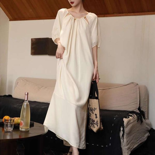 yayun crimson pearl tensel dress womens summer retro loose temperament design, Black;gray
yayun crimson pearl tensel dress womens summer retro loose temperament design, Black;gray