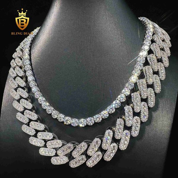 blingdiam jewelry fashion 20mm white gold hiphop chain 5a+ cz diamond mens necklace iced out curb cuban link chain, Silver
blingdiam jewelry fashion 20mm white gold hiphop chain 5a+ cz diamond mens necklace iced out curb cuban link chain, Silver