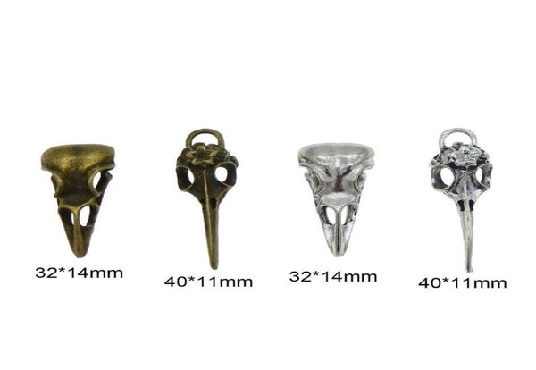 4pcs steampunk raven bird skull pendants charms necklace jewelry findings 32 14mm 40 11mm candy car pendants gift289c4816801, Bronze;silver
4pcs steampunk raven bird skull pendants charms necklace jewelry findings 32 14mm 40 11mm candy car pendants gift289c4816801, Bronze;silver