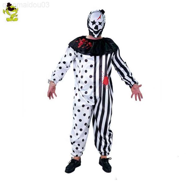 theme costume men's blood clown party comes men plus size jumpsuit mask come halloween party cosplay scary clown comes l230804, Black;red
theme costume men's blood clown party comes men plus size jumpsuit mask come halloween party cosplay scary clown comes l230804, Black;red