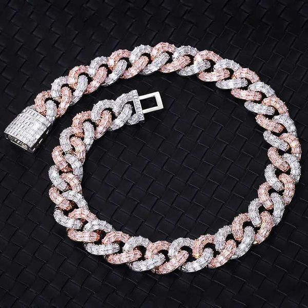 solid silver 2tone color 20mm wide gra baguette moissanite diamond necklace cuban link chain for men hiphop rapper jewelry
solid silver 2tone color 20mm wide gra baguette moissanite diamond necklace cuban link chain for men hiphop rapper jewelry