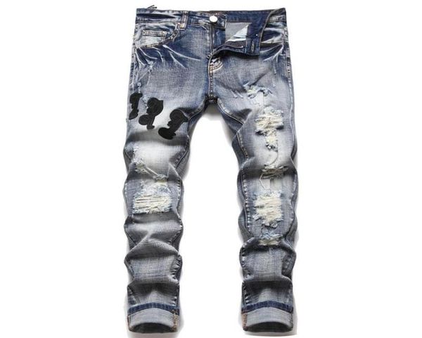 men039s jeans 2021 european ripped hole patch trend stretch slim trousers highend versatile male denim pants1022556, Blue
men039s jeans 2021 european ripped hole patch trend stretch slim trousers highend versatile male denim pants1022556, Blue