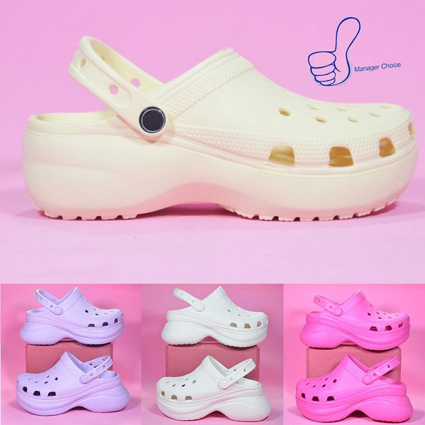 2023 new classic bae clog women designer sandals height increasing platform clogs waterproof shoes pink thick bottom pool slippers hospital, Black
2023 new classic bae clog women designer sandals height increasing platform clogs waterproof shoes pink thick bottom pool slippers hospital, Black