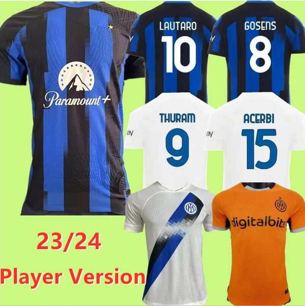 player version 2023 2024 lukaku soccer jerseys vidal lautaro dzeko barella inters gagliardini correa home away third milans lautaro football, Black;yellow
player version 2023 2024 lukaku soccer jerseys vidal lautaro dzeko barella inters gagliardini correa home away third milans lautaro football, Black;yellow