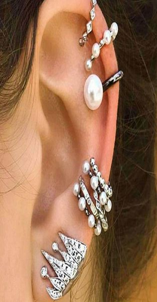 9pcsset bohemian chic clipon earrings for women luxury fashion crystal pearl rings crown screw back ear studs jewelry accessorie3393956, Silver
9pcsset bohemian chic clipon earrings for women luxury fashion crystal pearl rings crown screw back ear studs jewelry accessorie3393956, Silver