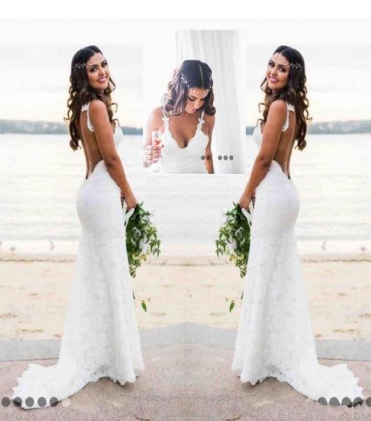 mermaid beach lace wedding dresses 2019 modest fashion spaghetti backless country bohemian fishtail bridal holiday dress1324941, White
mermaid beach lace wedding dresses 2019 modest fashion spaghetti backless country bohemian fishtail bridal holiday dress1324941, White