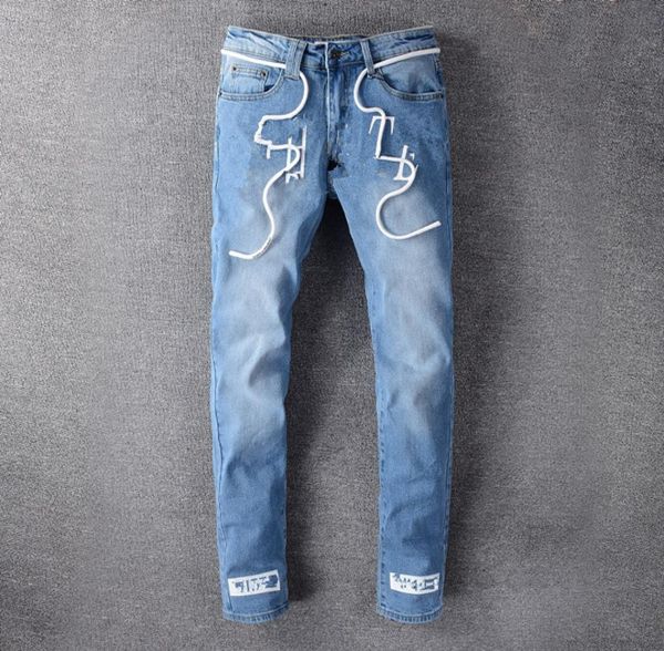 solid classic style jeans fashion straight ofwhite arrival biker blue pants distressed washed diamond zebra stripes trousers w3775755
solid classic style jeans fashion straight ofwhite arrival biker blue pants distressed washed diamond zebra stripes trousers w3775755