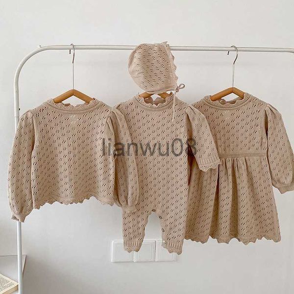 girl's dresses spring new family matching sister outfit long sleeves baby girl lace princess dress knitted sweater baby bodysuit child, Red;yellow
girl's dresses spring new family matching sister outfit long sleeves baby girl lace princess dress knitted sweater baby bodysuit child, Red;yellow