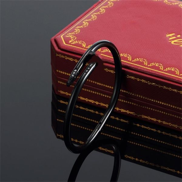 nail bracelet love gold bracelet designer bangles for women mens jewelry diamond bracelets stainless steel alloy armband pulsera pulseras pl, Black
nail bracelet love gold bracelet designer bangles for women mens jewelry diamond bracelets stainless steel alloy armband pulsera pulseras pl, Black