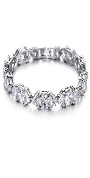 classical platinum plated zirconia diamond element charm tennis bracelet for women princess cut wedding jewelry accessories gift9205508, Golden;silver
classical platinum plated zirconia diamond element charm tennis bracelet for women princess cut wedding jewelry accessories gift9205508, Golden;silver