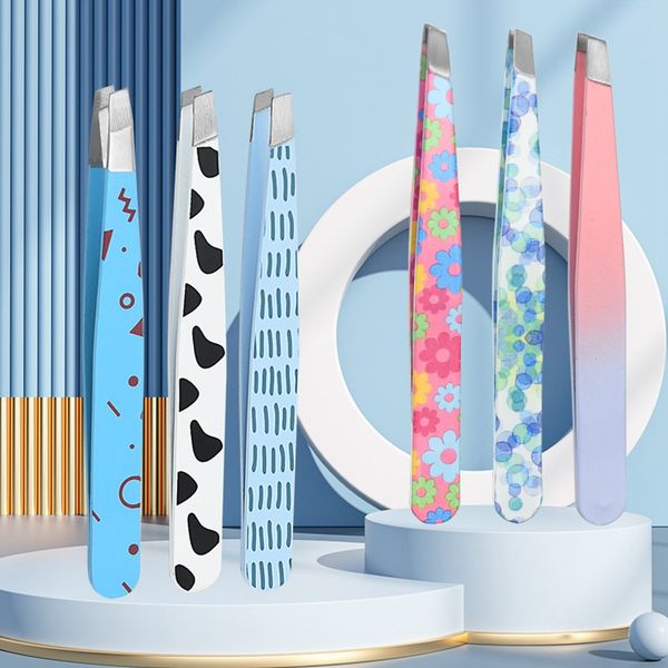 cartoon eyebrow tweezers high precision fine hairs puller beard hair removal plucker stainless steel eye brow clips makeup tool es484
cartoon eyebrow tweezers high precision fine hairs puller beard hair removal plucker stainless steel eye brow clips makeup tool es484