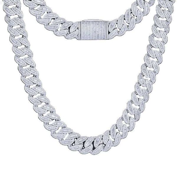 fashion jewelry necklaces 925 sterling white cuban link bracelet full size ice cravejado cuban hip hop style trend, Silver
fashion jewelry necklaces 925 sterling white cuban link bracelet full size ice cravejado cuban hip hop style trend, Silver