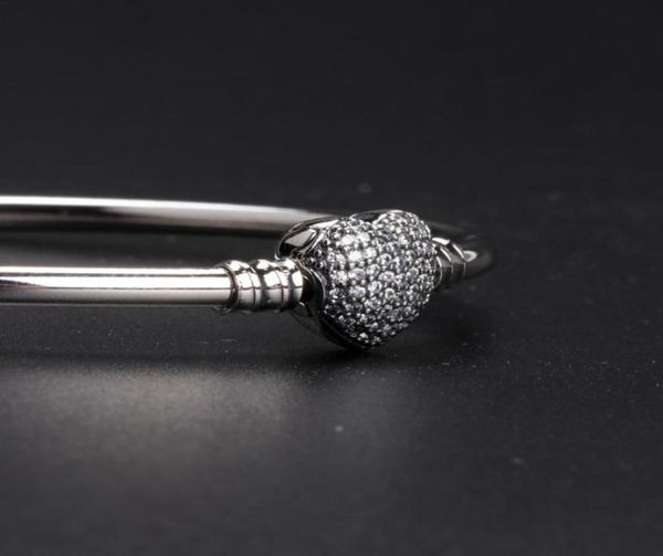heart shaped cz pave clasp bangle bracelet sets original box for 925 sterling silver charm bracelets women gift jewelry7725982187, Black
heart shaped cz pave clasp bangle bracelet sets original box for 925 sterling silver charm bracelets women gift jewelry7725982187, Black