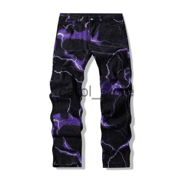men's jeans vibe style lightning print tie dye men straight y2k jeans trousers new hip hop vintage japanese women denim pants ropa homb, Blue
men's jeans vibe style lightning print tie dye men straight y2k jeans trousers new hip hop vintage japanese women denim pants ropa homb, Blue