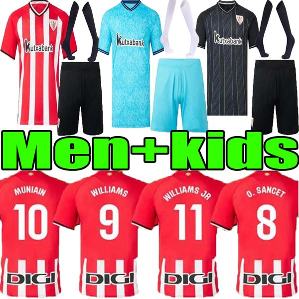 23 24 club soccer jerseys men kids set berenguer 2023 2024 muniain athletic bilbao home away williams football shirt raul garcia villalibre, Black;yellow
23 24 club soccer jerseys men kids set berenguer 2023 2024 muniain athletic bilbao home away williams football shirt raul garcia villalibre, Black;yellow