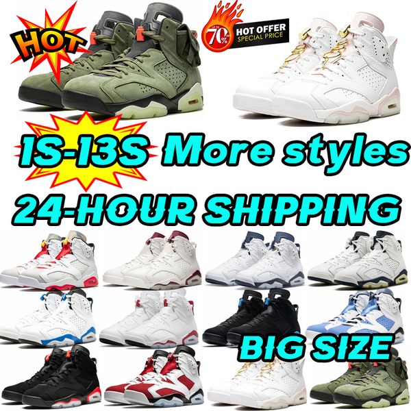 6 6s jumpman men basketball shoes midnight navy georgetown maroon british khaki black infrared unc white red oreo carmine designer sneakers
6 6s jumpman men basketball shoes midnight navy georgetown maroon british khaki black infrared unc white red oreo carmine designer sneakers