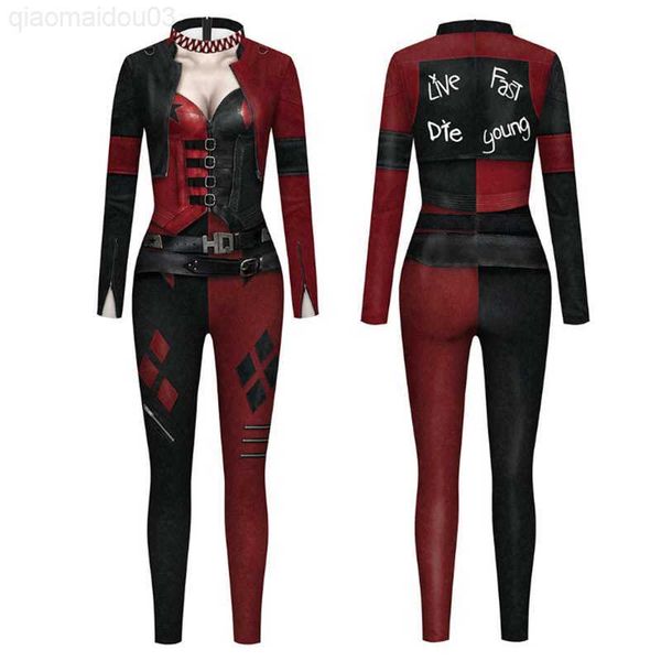 theme costume halloween cos clown women's jumpsuit slimming skinny printing tight jumpsuit women devil roleplay outfit l230804, Black;red
theme costume halloween cos clown women's jumpsuit slimming skinny printing tight jumpsuit women devil roleplay outfit l230804, Black;red