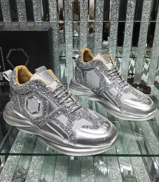 luxury design brand designer genuine leather men's 2022 new pp summer daddy shoes fashion casual shoes mid versatile sports thick sole, Black
luxury design brand designer genuine leather men's 2022 new pp summer daddy shoes fashion casual shoes mid versatile sports thick sole, Black