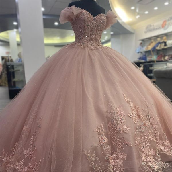 pink shiny quinceanera dresses ball gown 2023 appliques beaded lace off shoulder sweet 16 dress party gown vestidos de 15 anos, Blue;red
pink shiny quinceanera dresses ball gown 2023 appliques beaded lace off shoulder sweet 16 dress party gown vestidos de 15 anos, Blue;red