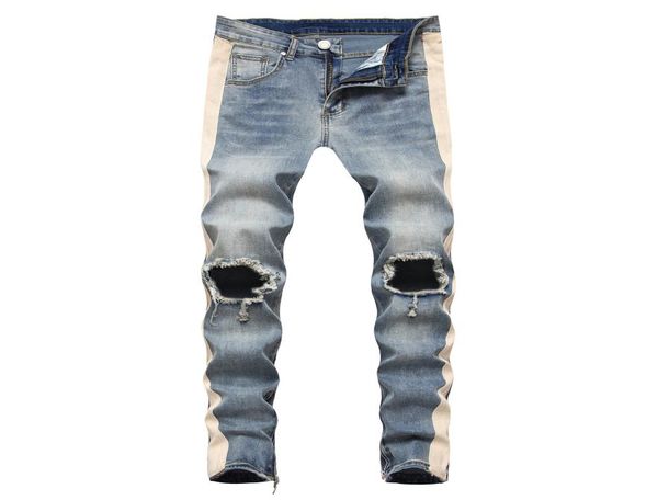 jeans distressed ripped biker pants slim fit motorcycle denim pant mens designer jeans size 29403138258, Blue
jeans distressed ripped biker pants slim fit motorcycle denim pant mens designer jeans size 29403138258, Blue
