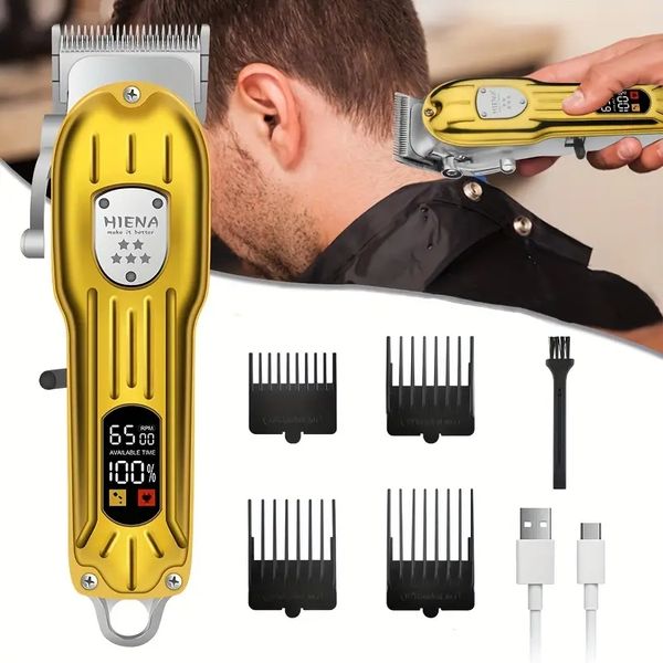 rechargeable professional hair clipper set - digital display, full metal hairdressing electric haircut shaver - perfect for home haircuts
rechargeable professional hair clipper set - digital display, full metal hairdressing electric haircut shaver - perfect for home haircuts