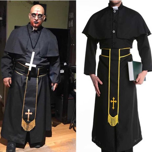 theme costume christian priest nun cosplay come for women man female halloween cosplay renaissance victorian pastor catholic couple clothes, Black;red
theme costume christian priest nun cosplay come for women man female halloween cosplay renaissance victorian pastor catholic couple clothes, Black;red