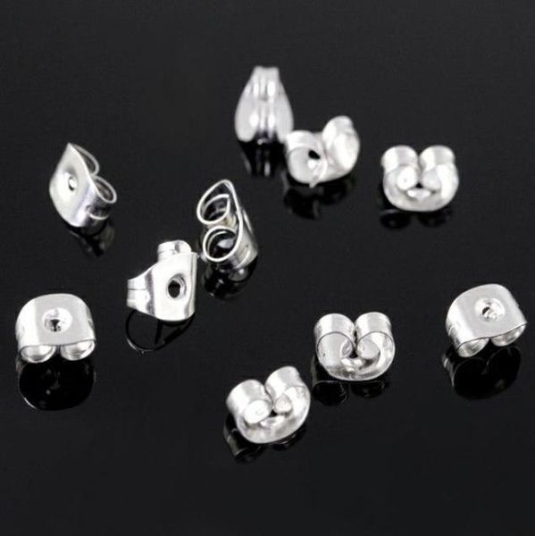 1000pcs 46mm stainless steel claspamphooks earring backjewelry accessoriesfit studs9877806, Silver
1000pcs 46mm stainless steel claspamphooks earring backjewelry accessoriesfit studs9877806, Silver