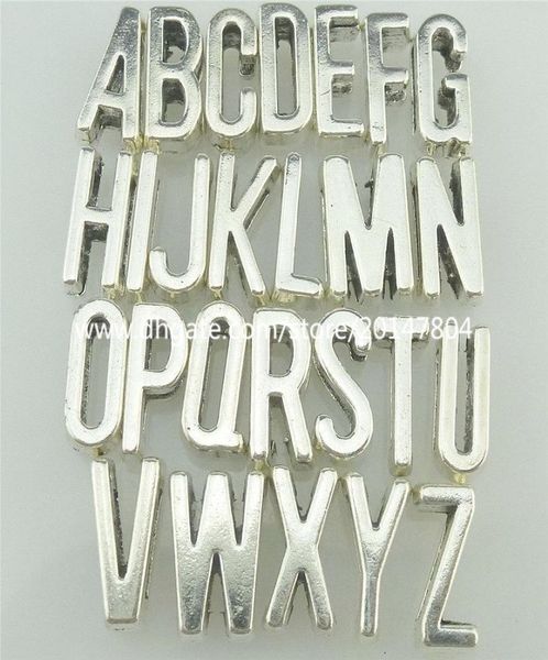 2set52pcs spacer bead pendant alphabet letter for 6mm belt rope bracelet choker5042169, Silver
2set52pcs spacer bead pendant alphabet letter for 6mm belt rope bracelet choker5042169, Silver
