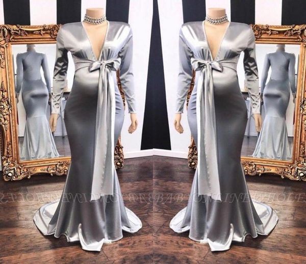 silver maternity cocktail party dresses deep v neck long sleeve mermaid evening gowns bridal receiption wears bc95821748573, Black
silver maternity cocktail party dresses deep v neck long sleeve mermaid evening gowns bridal receiption wears bc95821748573, Black