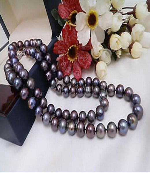 new fine pearls necklaces jewelry charming 910mm natural tahitian black pearl necklace 20 inch68319384509452, Silver
new fine pearls necklaces jewelry charming 910mm natural tahitian black pearl necklace 20 inch68319384509452, Silver