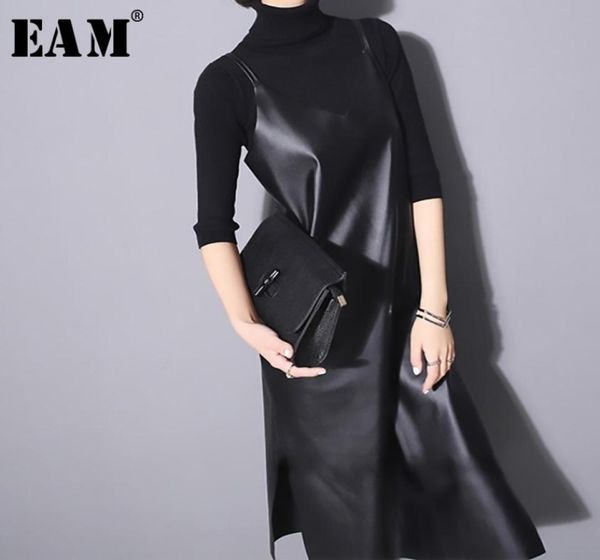 eam 2021 new spring summer strapless sleeveless black pu leather loose brief dress women fashion tide allmatch jo287 2103099135362, Black;gray
eam 2021 new spring summer strapless sleeveless black pu leather loose brief dress women fashion tide allmatch jo287 2103099135362, Black;gray
