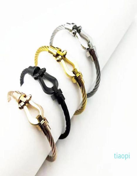 latest steel wire bracelet with box012345678910113342011, Black
