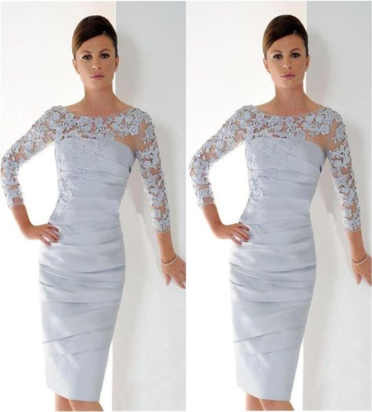 graceful short mother of the bride dresses with 34 sleeves lace appliques pleats plus size knee length women formal evening gowns8180065, Black;red
graceful short mother of the bride dresses with 34 sleeves lace appliques pleats plus size knee length women formal evening gowns8180065, Black;red