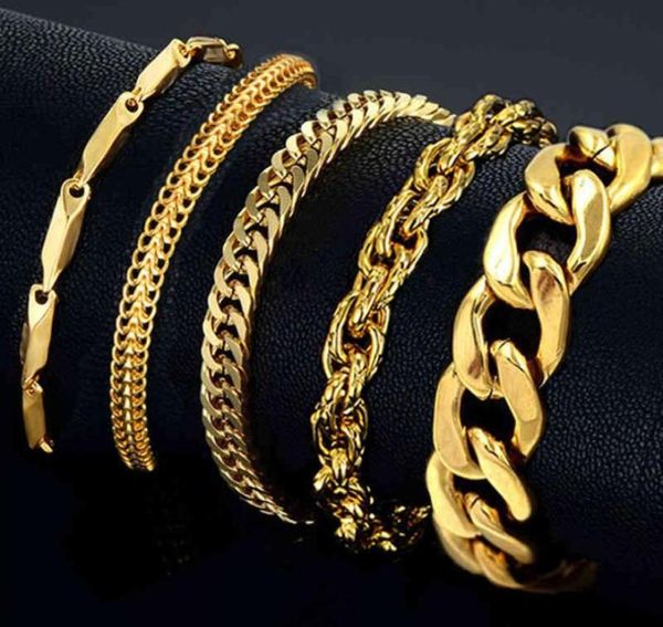bracelet mens stainless steel male whole braslet silver color braclet chunky cuban chain link gold for man255n2399618, Golden;silver
bracelet mens stainless steel male whole braslet silver color braclet chunky cuban chain link gold for man255n2399618, Golden;silver