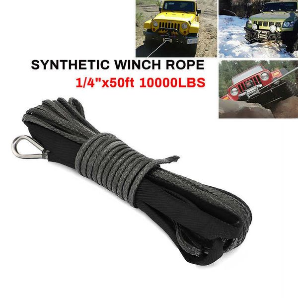 ropes bars 15m 10000lbs line recovery cable for off road atv truck boat suv synthetic winch towing rope r230807
ropes bars 15m 10000lbs line recovery cable for off road atv truck boat suv synthetic winch towing rope r230807