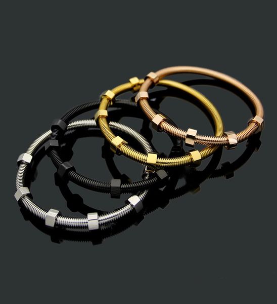 europe america fashion style men lady women titanium steel engraved ca letter spiral screw bangle bracelet 4 color7069283, Black
europe america fashion style men lady women titanium steel engraved ca letter spiral screw bangle bracelet 4 color7069283, Black