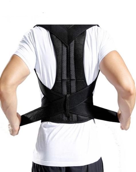 back posture corrector shoulder lumbar brace spine support belt adjustable corset posture correction belt waist trainer7262821, Black;gray
back posture corrector shoulder lumbar brace spine support belt adjustable corset posture correction belt waist trainer7262821, Black;gray