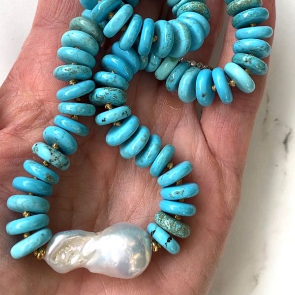 pendant necklaces luxury boho retro ethnic handmade jacqueline hand knotted turquoise slice fireball pearl necklace jewelry for women access, Silver
pendant necklaces luxury boho retro ethnic handmade jacqueline hand knotted turquoise slice fireball pearl necklace jewelry for women access, Silver