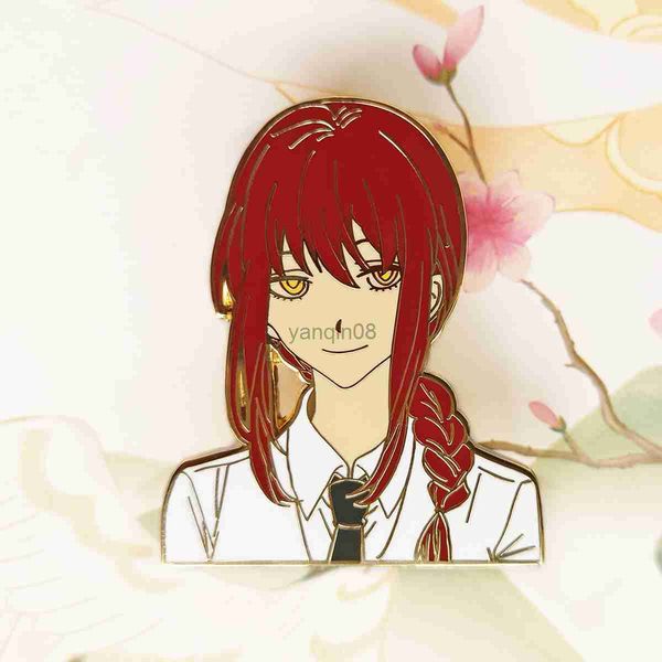 pins brooches makima hard enamel pin cute cartoon devil hunter girl metal brooch chainsaw man anime fans collect badge jewelry gift hkd23080, Gray
pins brooches makima hard enamel pin cute cartoon devil hunter girl metal brooch chainsaw man anime fans collect badge jewelry gift hkd23080, Gray