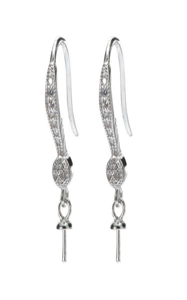 hook earring settings for drop pearls zircon 925 sterling silver earrings diy make finding 5 pairs7613699, Slivery;crystal
hook earring settings for drop pearls zircon 925 sterling silver earrings diy make finding 5 pairs7613699, Slivery;crystal