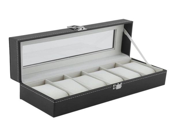luxury pu leather 6 grids watch winder boxes storage watch case classical gift jewelry display casket packaging holder for men9578638, Black;blue
luxury pu leather 6 grids watch winder boxes storage watch case classical gift jewelry display casket packaging holder for men9578638, Black;blue