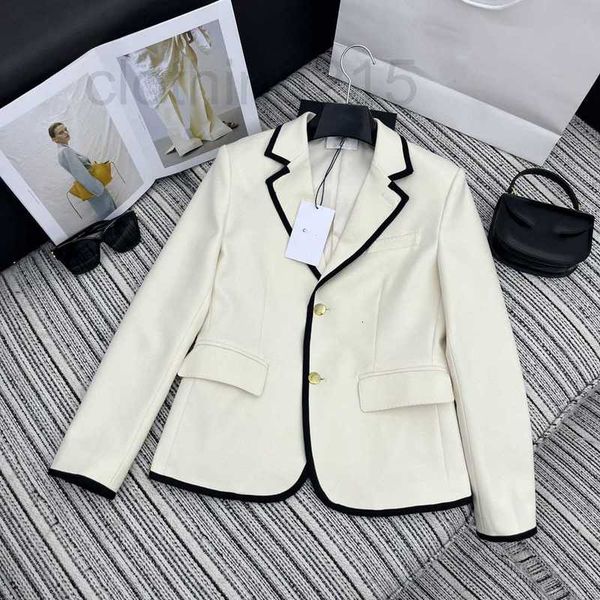 women's suits & blazers designer 2023 early autumn new french celebrity style elegant temperament contrast color ribbon wrapped suit co, White;black
women's suits & blazers designer 2023 early autumn new french celebrity style elegant temperament contrast color ribbon wrapped suit co, White;black