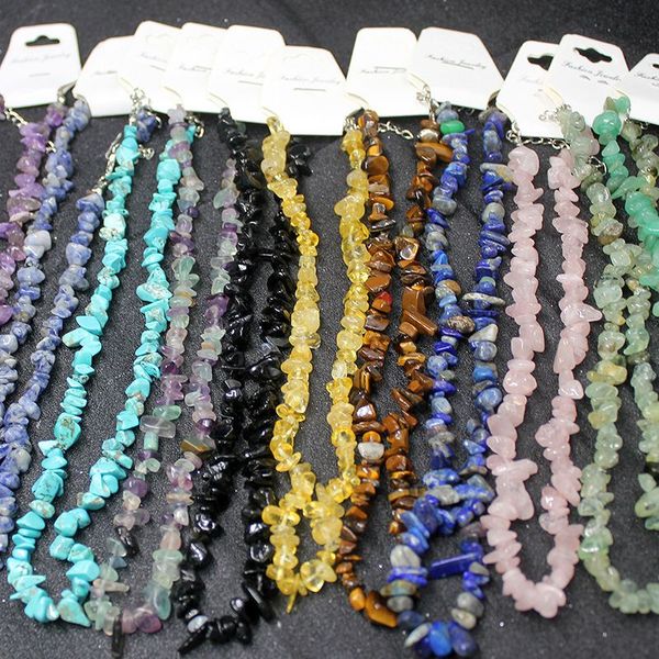 natural chip stone choker necklace irregular healing gravel amethyst fluorite aquamarines crystal quartz beads necklace, Golden;silver
natural chip stone choker necklace irregular healing gravel amethyst fluorite aquamarines crystal quartz beads necklace, Golden;silver